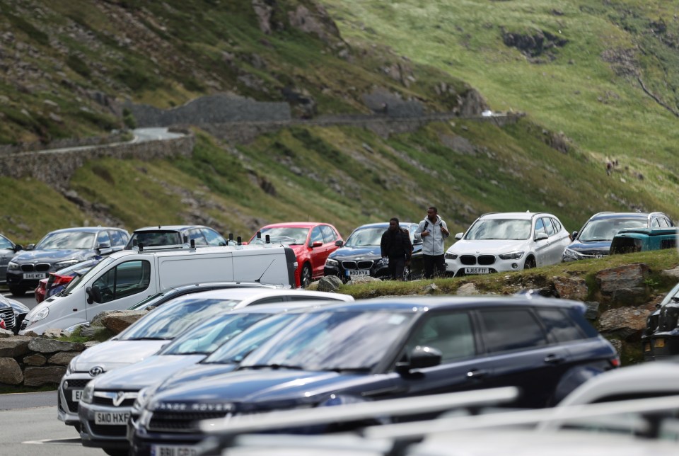 The Pen-y-Pass car park at the foot of Mount Snowdon was packed before sunrise last weekend