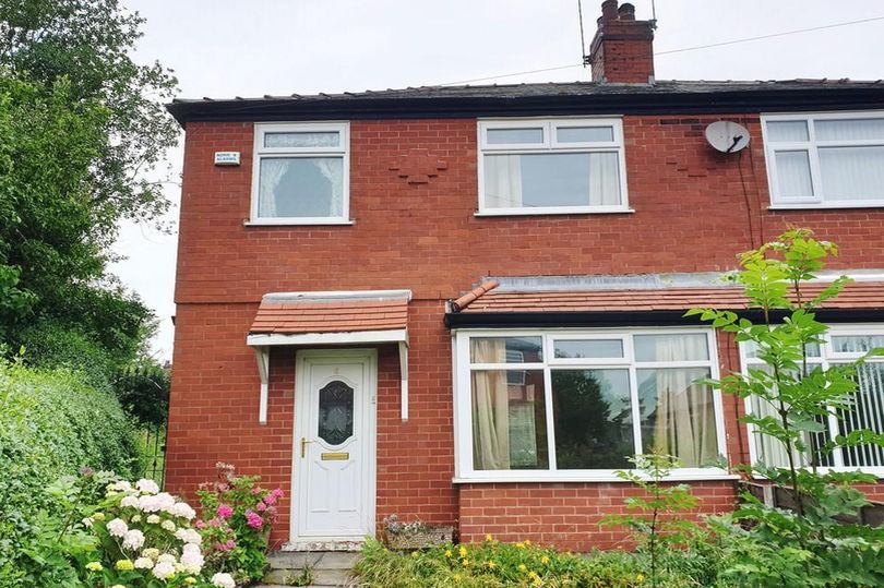 A three-bed semi-detached property is on sale for £50,000