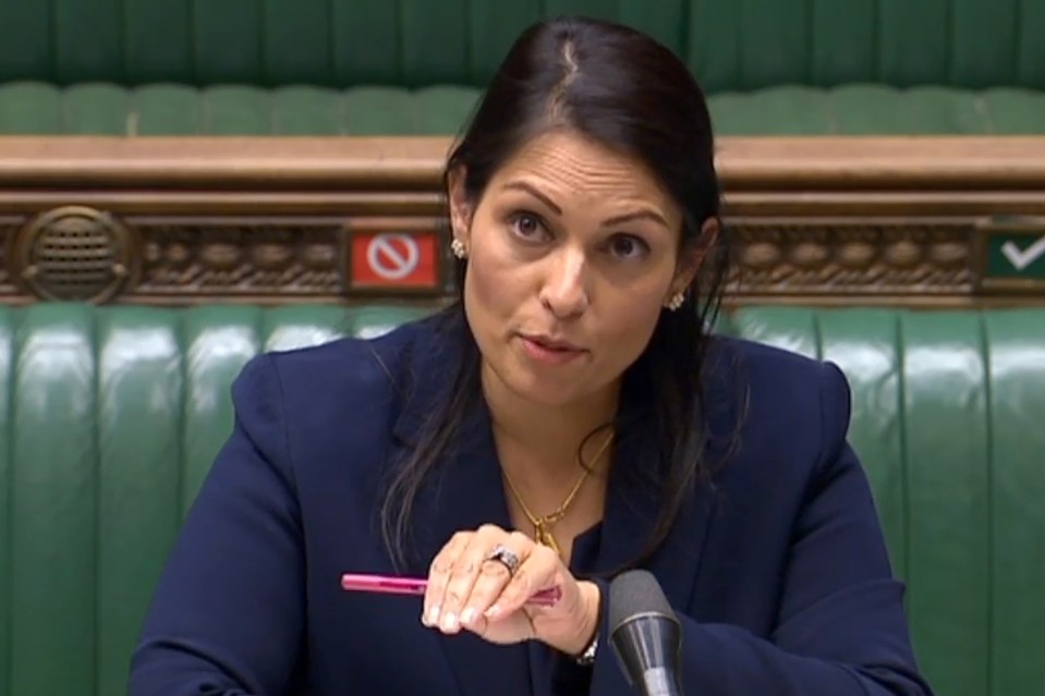  Priti Patel unveiled the new immigration system in the Commons on July 13