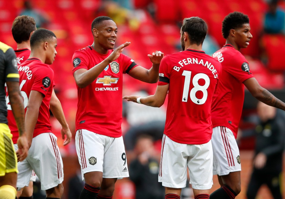 Anthony Martial thought he had fired Manchester United third after putting them 2-1 ahead