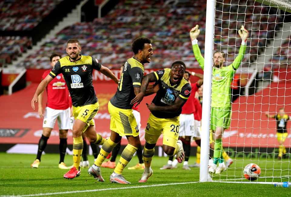 Michael Obafemi broke Manchester United hearts as he grabbed a 96th-minute equaliser for Southampton