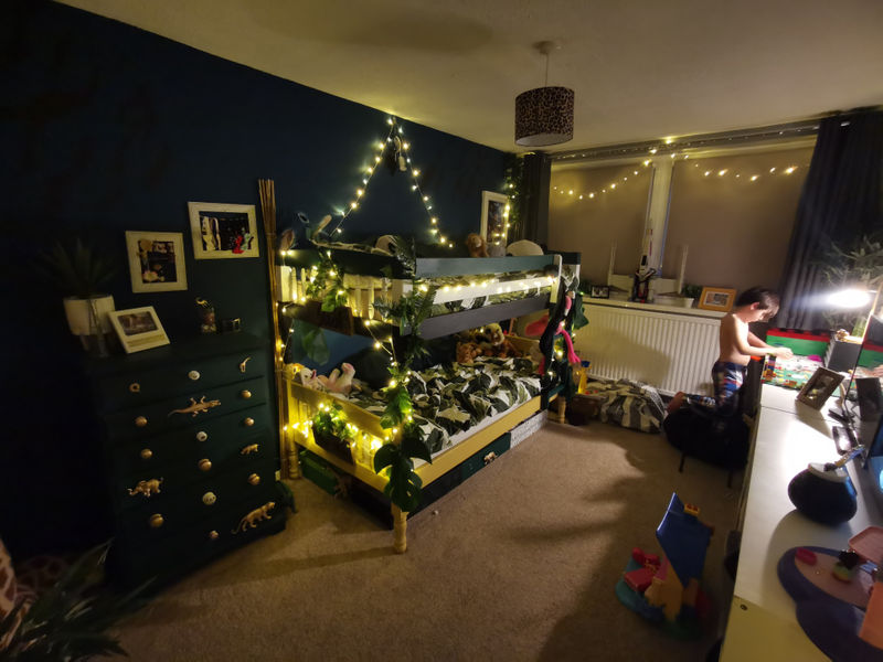 Becky added fairy lights for an extra bit of magic