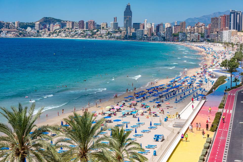 Benidorm has been hit by a coronavirus outbreak after four members of a family fell ill