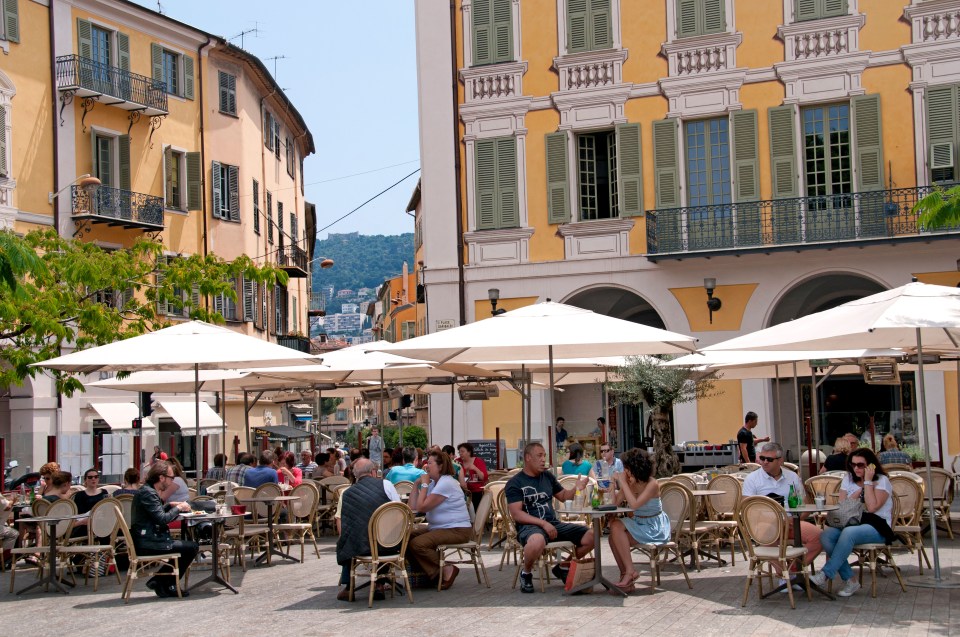 Place Garibaldi in the Old Town is full of lively bars that spill out on to the streets