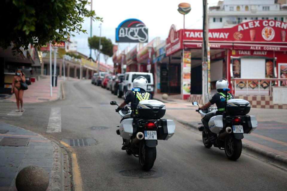 Police have been forced to close a number of party strips in Magaluf after anti-social behaviour