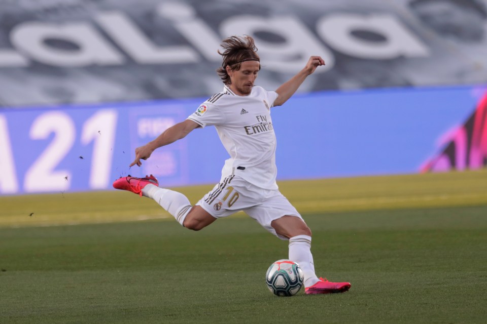 Luka Modric is also set to enter the final year of his contract