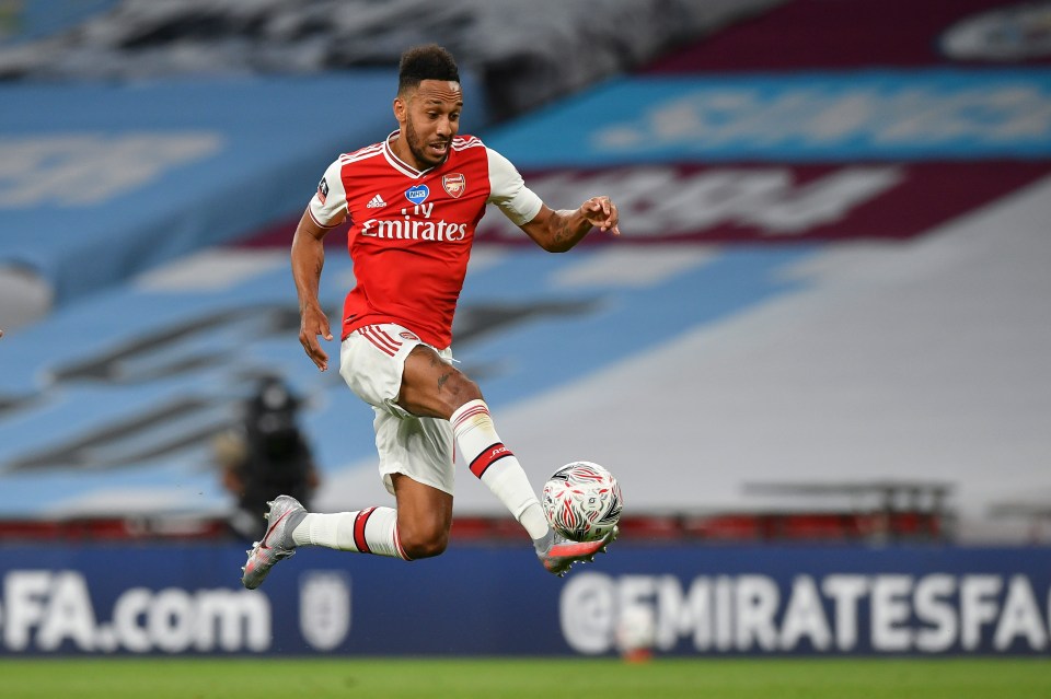 Pierre-Emerick Aubameyang could stay put at Arsenal if they win the FA Cup