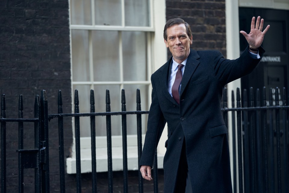 The BBC has released a first look at their new political thriller starring Hugh Laurie