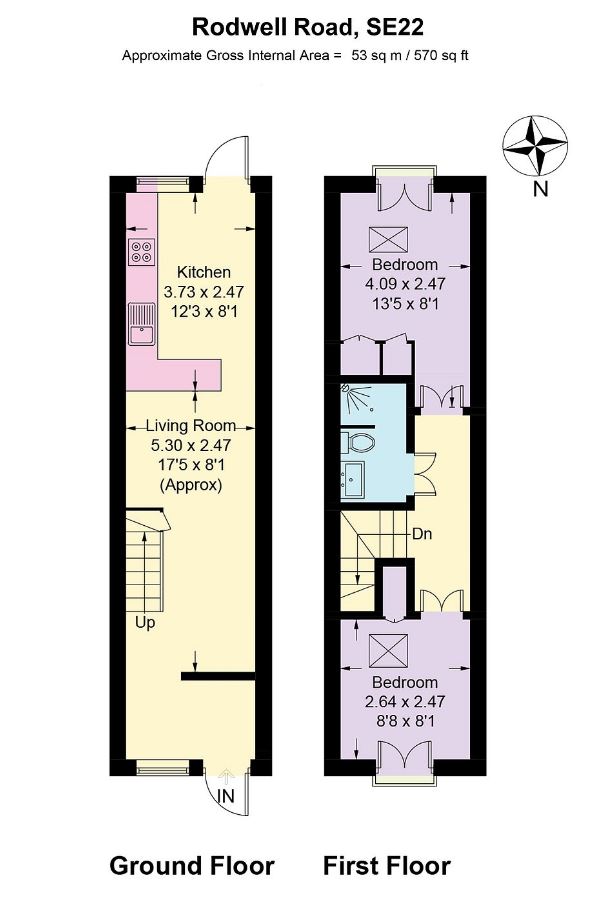 This is the layout for the narrow home