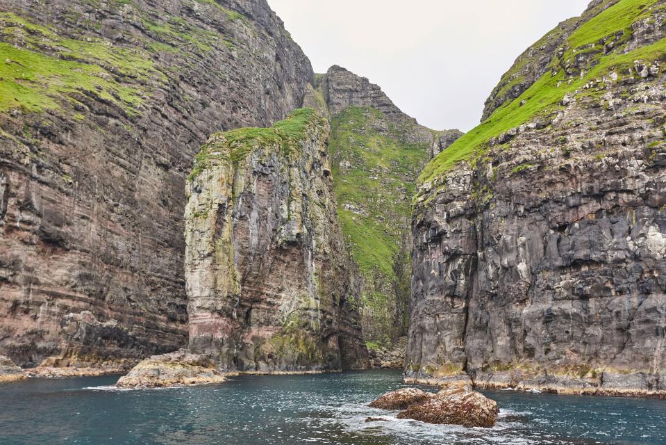 The striking and vast Vestmanna bird cliffs are a must see