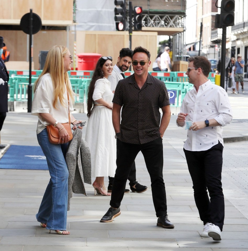 Ant and Dec went for lunch at a swanky restaurant with Cat