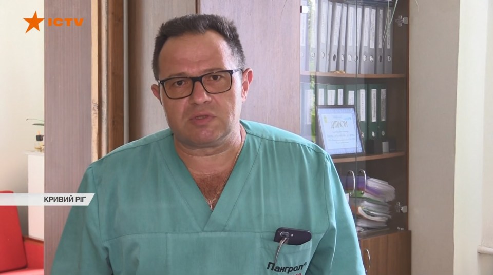 Andrey Grigorenko, the head doctor of the Kryvyi Rih City Hospital