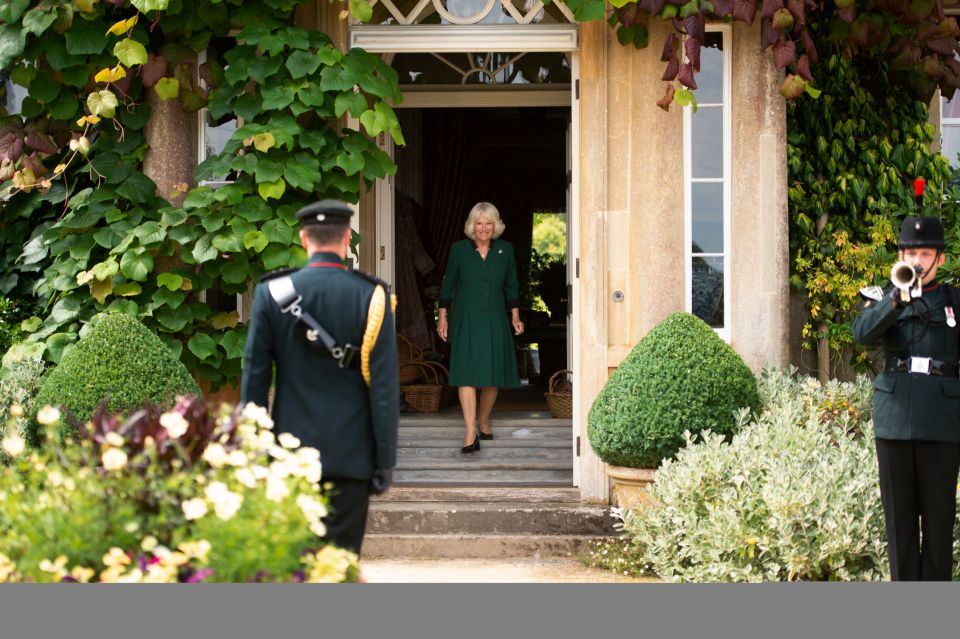 The ceremony was held in Gloucestershire