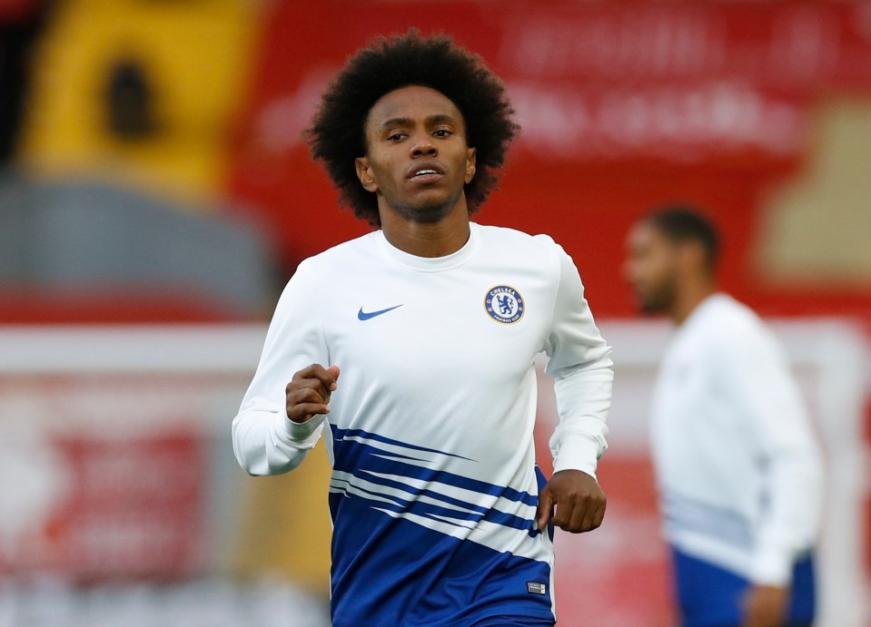 Willian could be set to leave Chelsea after seven years at Stamford Bridge