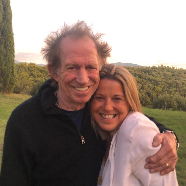 Rolling Stones rocker Keith Richards gave his daughter away at her wedding to Dominic Jennings