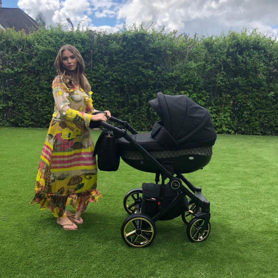 Ex-TOWIE star and businesswoman Amy boasts her own pram collection