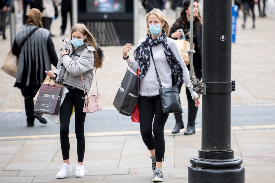 Masks were previously only compulsory on public transport