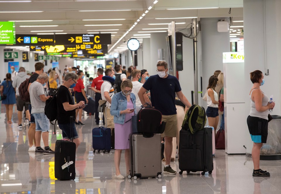 British holidaymakers have been told not to travel to Spain unless it is "essential"