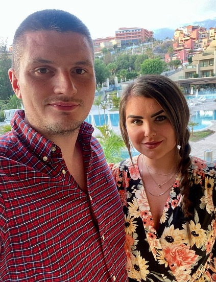 Sophie Ingham and her boyfriend Nick Baldwin will be forced to quarantine for two weeks when they return home from Spain today