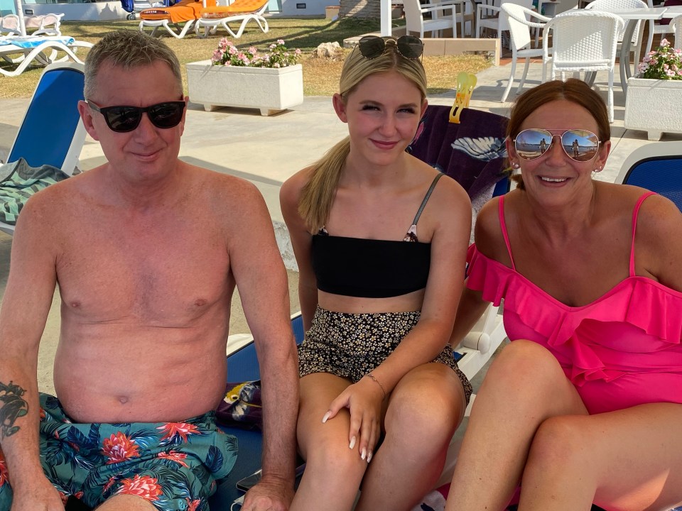 Lisa and Jimmy O’Neil flew out to Majorca for a two-week holiday with their 16-year-old daughter Kacey