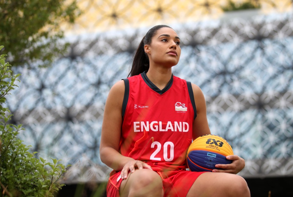 Basketball player Dominique Allen was part of the English side that won a silver medal in the 2018 Games