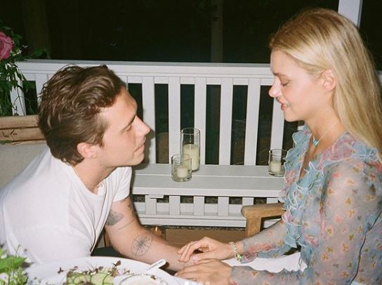 Brooklyn, 21, got down on one knee to propose to Nicola Peltz, 25