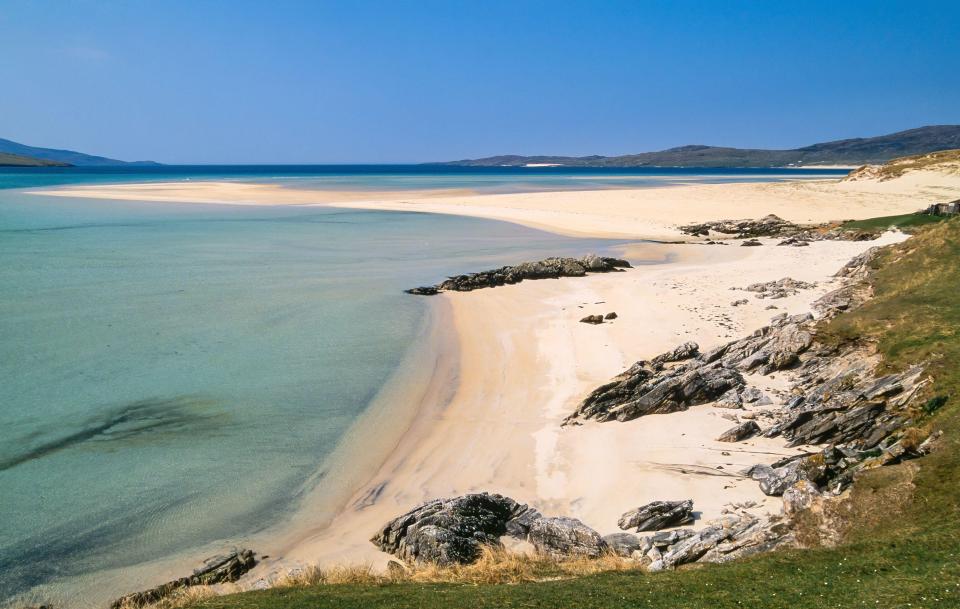 Luskentyre Beach is the highest UK entry