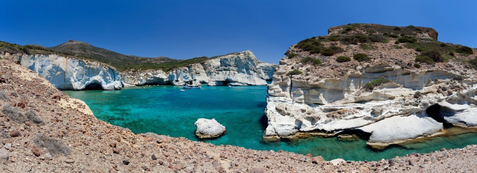 Kleftiko Beach is one of more than 70 beaches on Milos