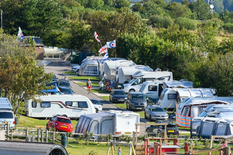 Staycationers at this caravan park in Dorset are enjoying higher heats than Mexico