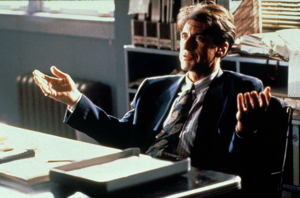 Pacino was nominated for an Academy Award and a Golden Globe for Best Supporting Actor in Glengarry Glen Ross