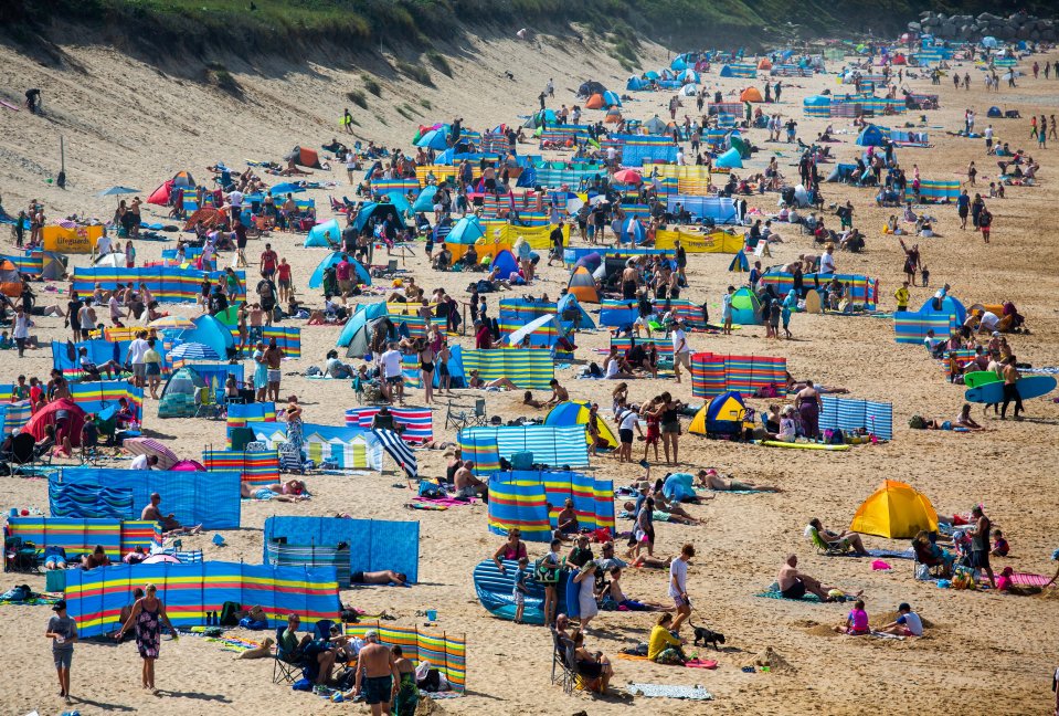 The South West has the highest R rate in the country as thousands flock to the seaside