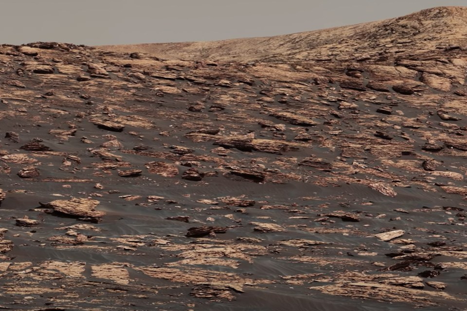 The images capture the Martian surface in incredible detail