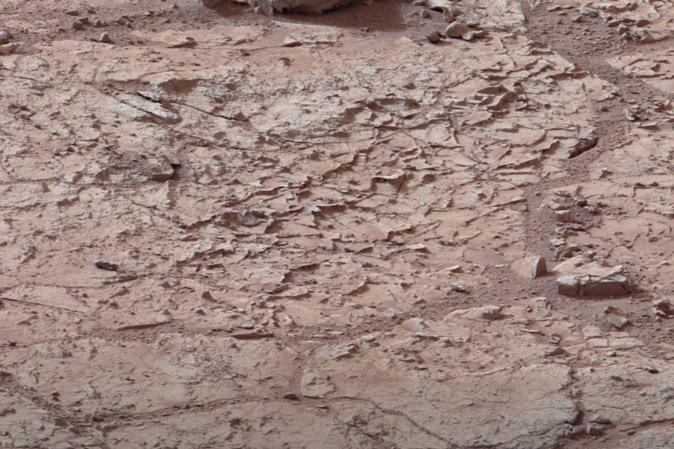 The images give the clearest ever view of the Martian surface