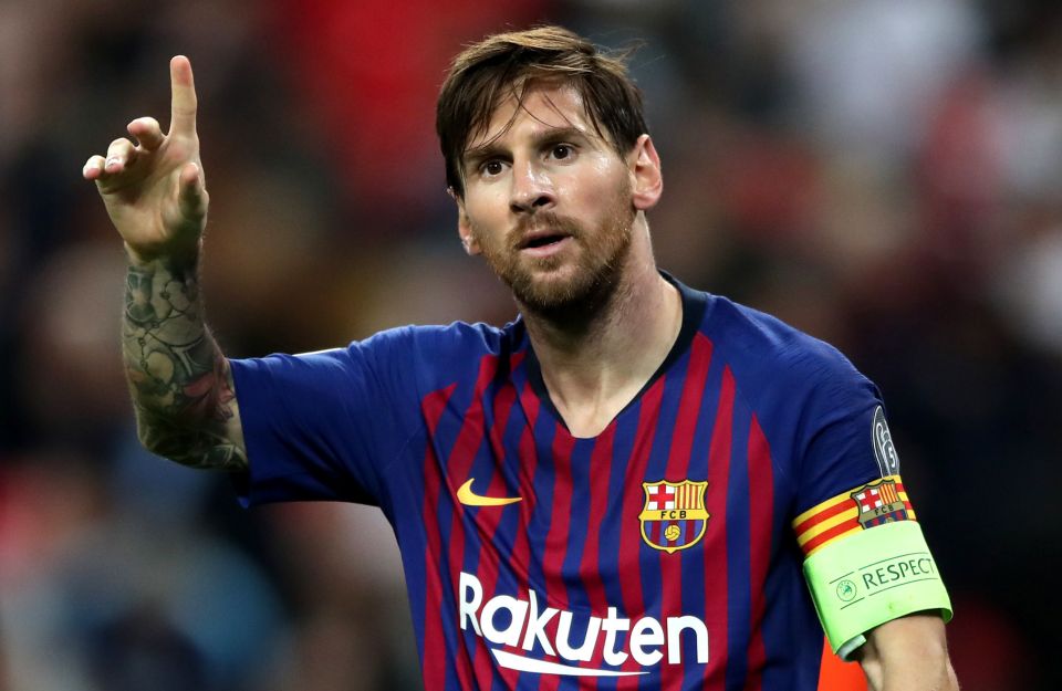 Messi has been strongly linked with a Man City move and has reportedly been talking to Pep Guardiola 