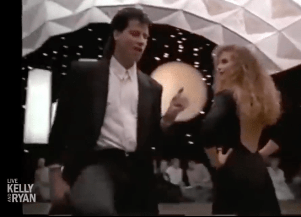 John and Kelly danced together in The Experts film in 1989