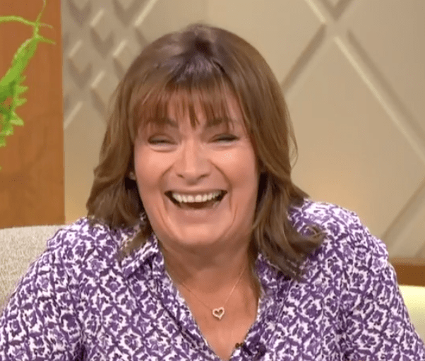 Lorraine Kelly burst out laughing at her faux pas