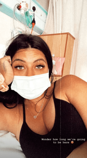 Cara de la Hoyde is in hospital