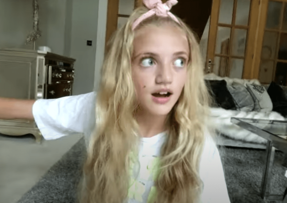 Peter Andre's daughter Princess was stunned as she unwrapped her presents