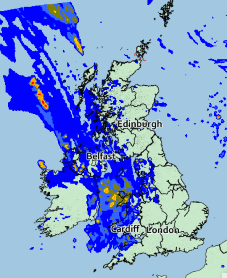 UK weather forecast: Rain will be advancing through the UK over the next few days