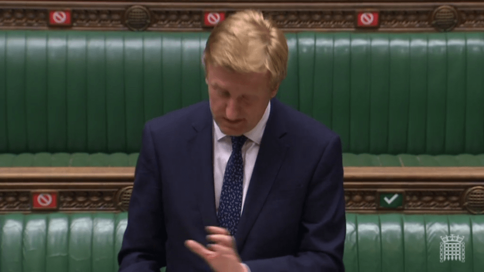 Culture Secretary Oliver Dowden made the announcement in the Commons