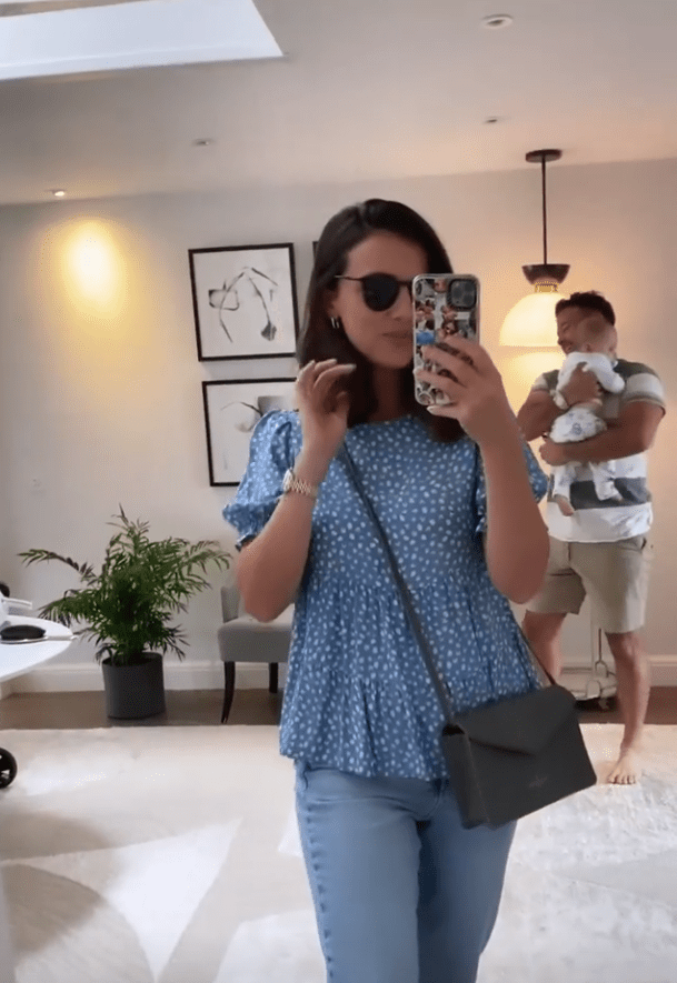 Lucy, 28, shared a video with Roman and partner Ryan Thomas on Instagram