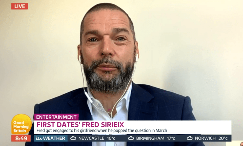 First Dates star Fred Sirieix reveals his wedding has been pushed back to 2022 