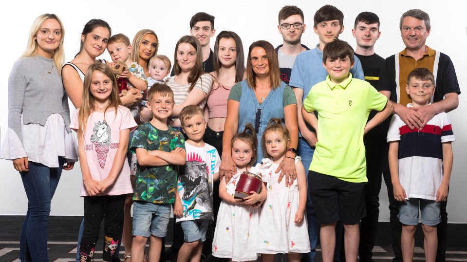 The Radford's are Britain's biggest family with 22 children