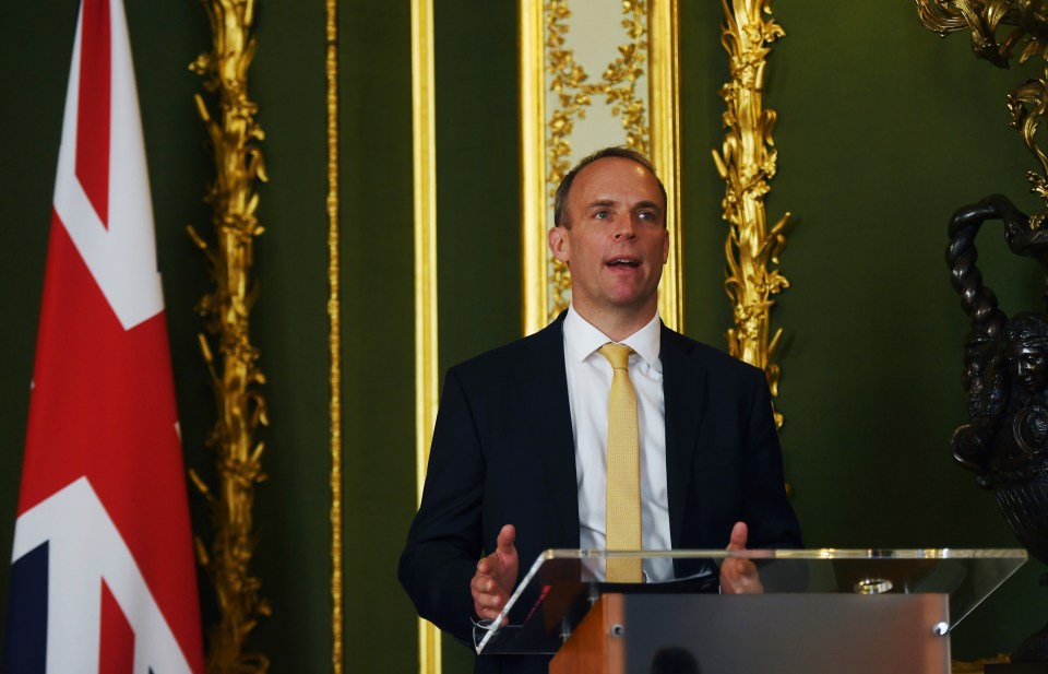 Dominic Raab urged firms not to punish staff forced to self-isolate on returning from Spain