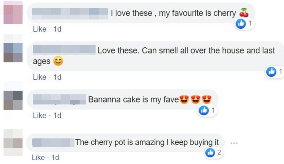 Hundreds of shoppers have liked the post - and cherry has emerged as a firm favourite