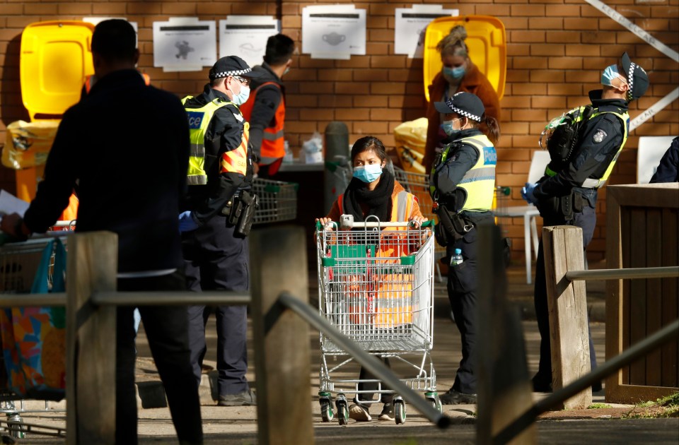 Shoppers stocking up again for a fresh six week lockdown in Melbourne