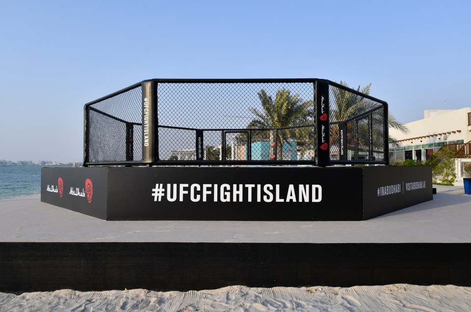 Fight Island boasts almost certainly the world's most beautifully located octagon