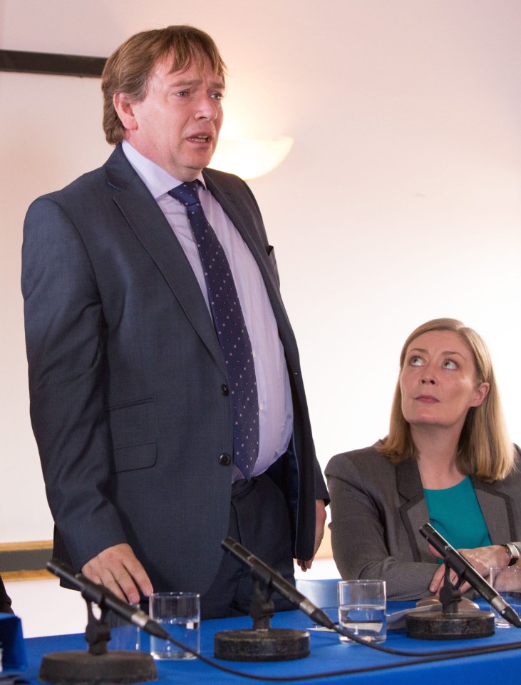 Ian Beale during the appeal to find daughter Lucy's killer in 2014