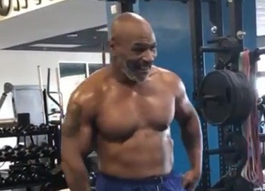 Tyson has been working hard on his physique ahead of a comeback fight