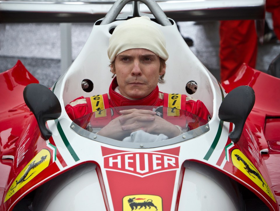 Brühl starred as Lauda in the film Rush